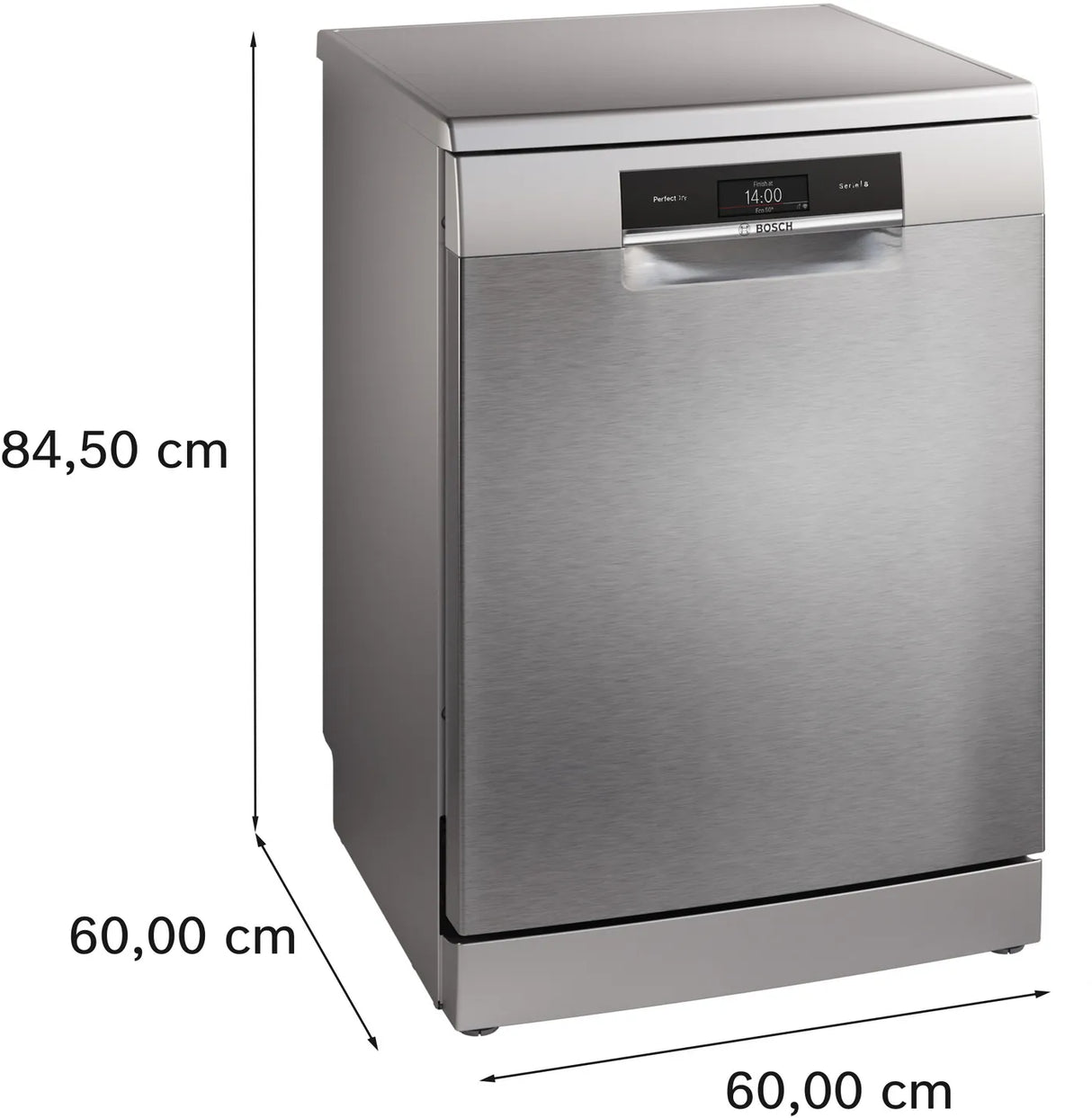 Bosch SMS8ZDI86M Series 8 free-standing dishwasher 60 cm Brushed steel, anti-fingerprint