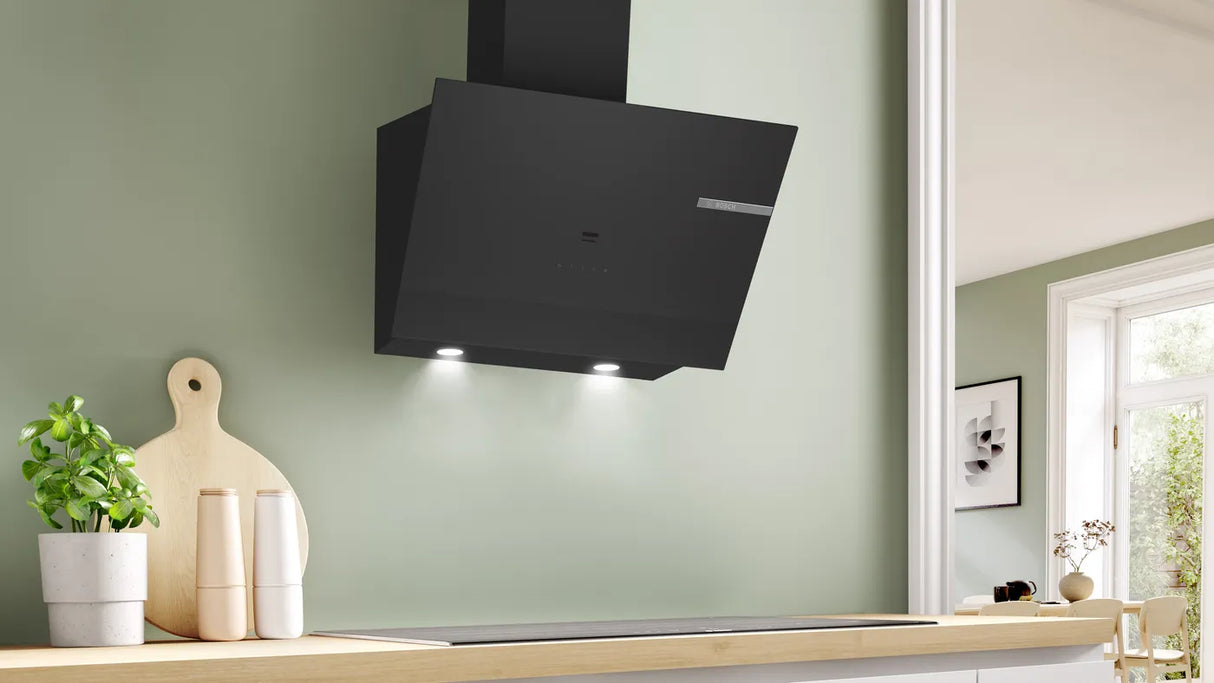 Bosch DWK67PJ60M Series 6 wall-mounted cooker hood 60 cm , Black