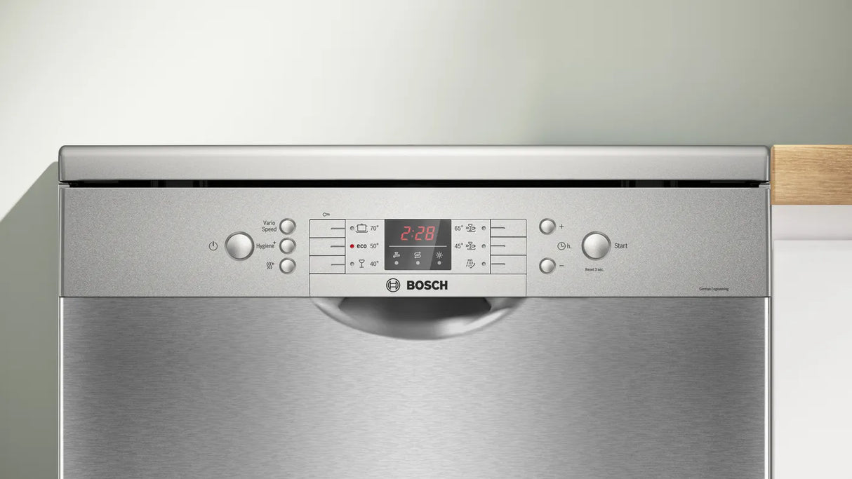 Bosch SMS26DI01B Series 2 free-standing dishwasher 60 cm Brushed steel anti-fingerprint