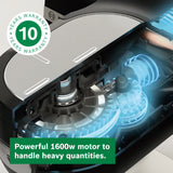 Bosch MUMS6ZM00G Stand mixer with scale 1600 Watt Black, Brushed stainless steel