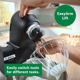 Bosch MUMS6ZM00G Stand mixer with scale 1600 Watt Black, Brushed stainless steel