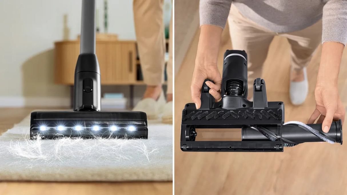 مكنسة كهربائية لاسلكية من بوش BBS931WGB Unlimited 9 باللون الأبيض