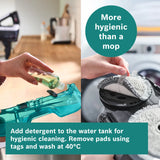 Bosch BCS71HYGGB Cordless 2 in 1 Vacuum and Mop Unlimited 7 Aqua White