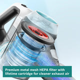 Bosch BCS71HYGGB Cordless 2 in 1 Vacuum and Mop Unlimited 7 Aqua White