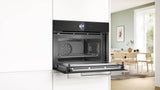 Bosch CMG7361B1M Series 8 built-in compact oven with microwave function 60 x 45 cm, Black