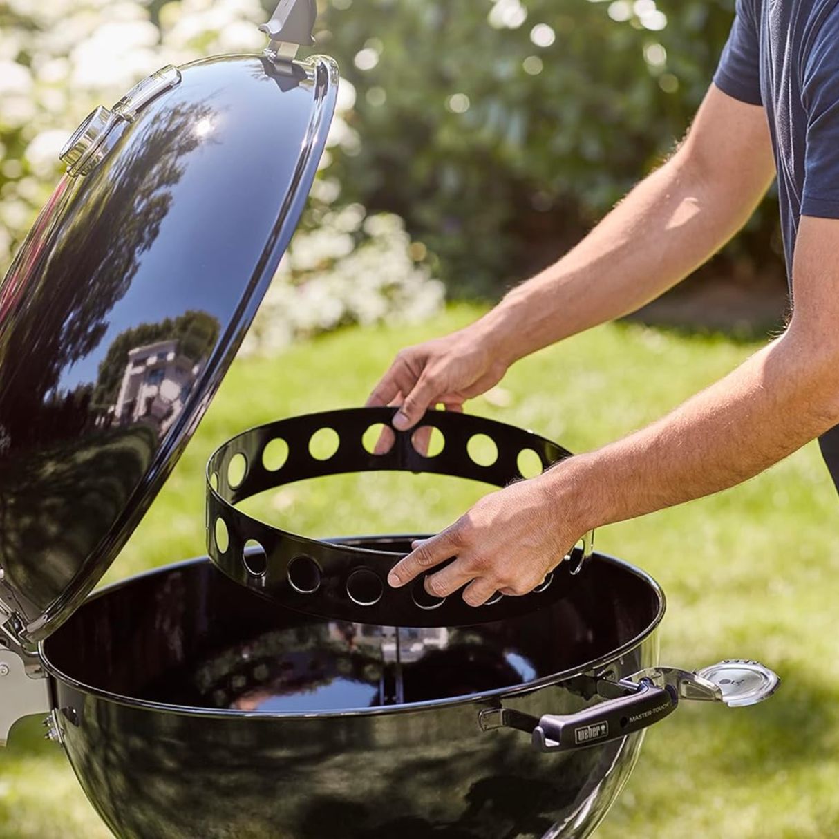 شواية فحم Weber MasterTouch GBS Premium SE E-5775، مقاس 57 سم