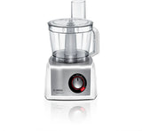 Bosch MC812S734G Food processor MultiTalent 8, 1200 Watt White, Brushed stainless steel