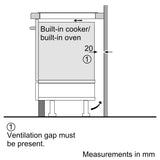 موقد طهي بوش PXX375FB1E Series 6 Flex الحثي 30 سم، أسود