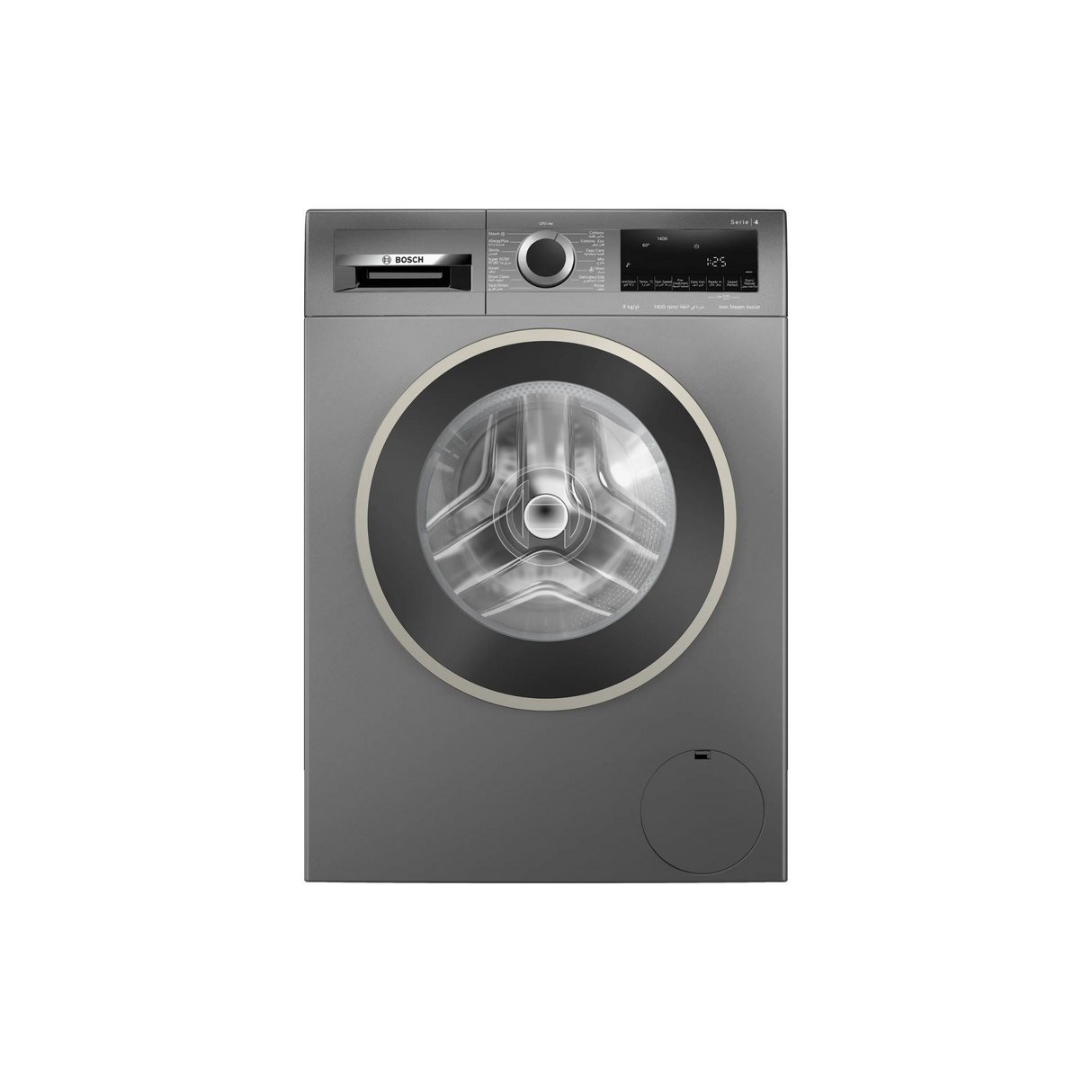Bosch WGA144ZRSA Series 4 washing machine, front loader full size 9 kg, 1400 rpm