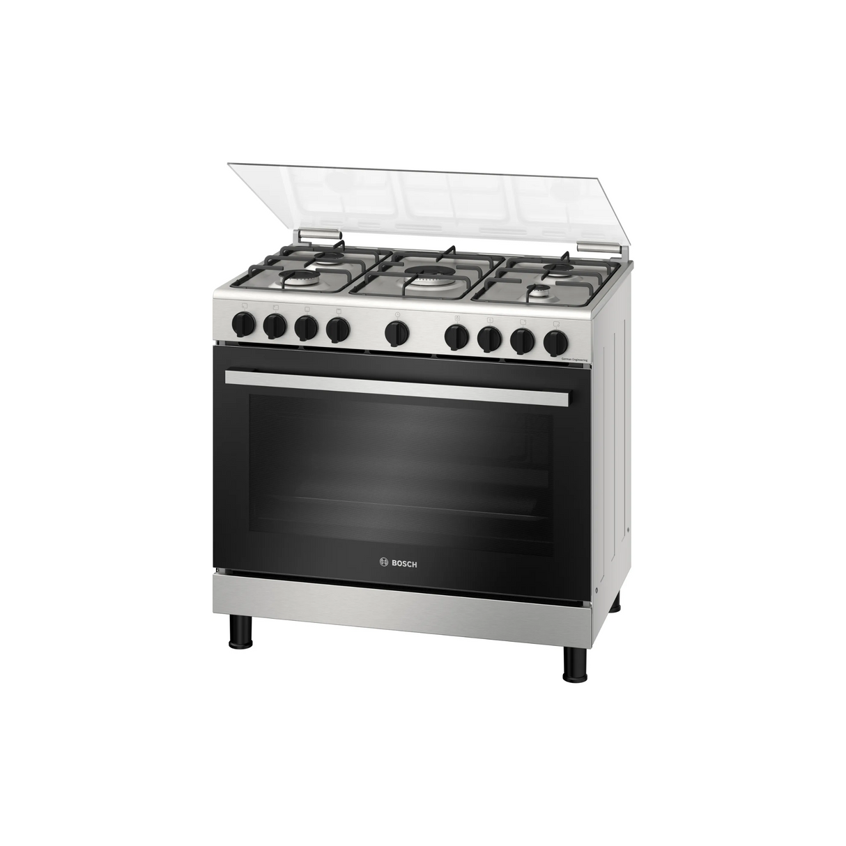 Bosch HGV1D0U59M Series 2 Gas range cooker, Stainless steel