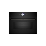 Bosch CMG7361B1M Series 8 built-in compact oven with microwave function 60 x 45 cm, Black