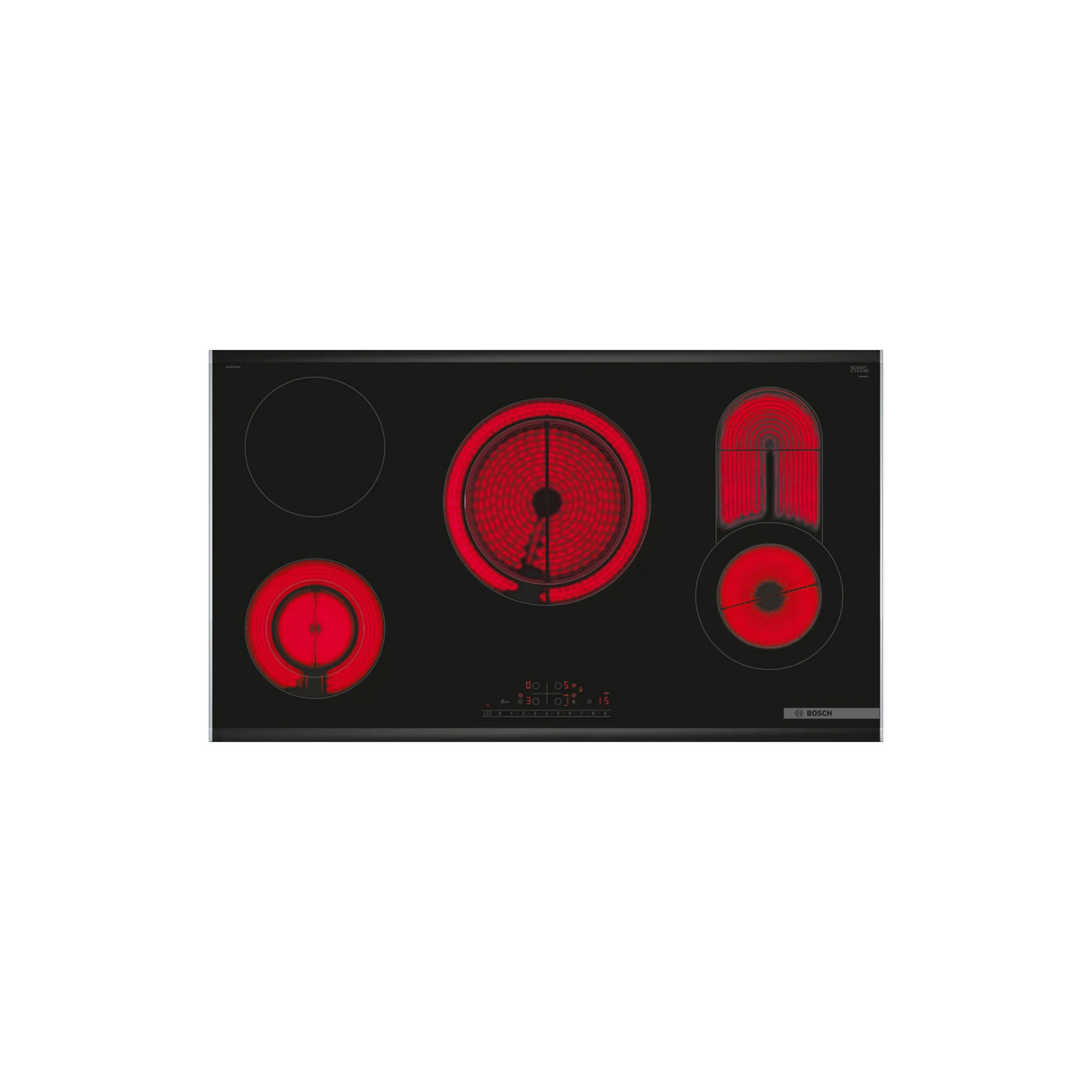 Bosch PKC975FB2M Series 6 electric hob 90 cm, Black