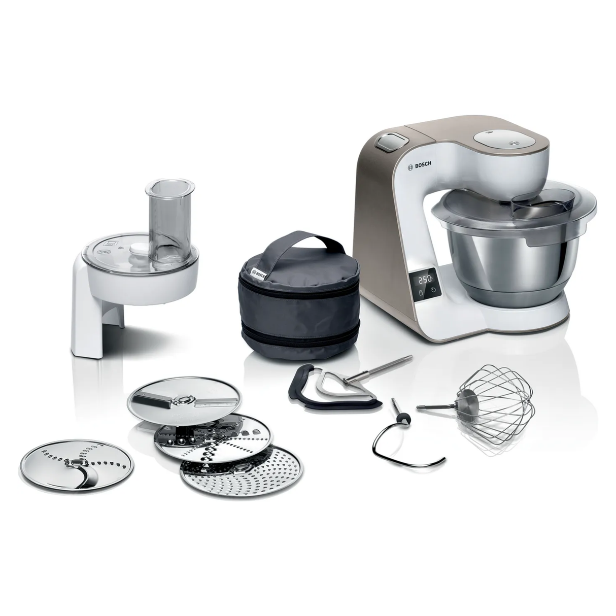 Bosch MUM5XW10GB Stand Mixer Kitchen machine with scale MUM 5, 1000 Watt White