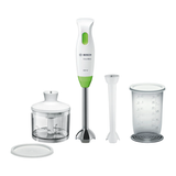 Bosch MSM2623GGB Hand blender CleverMixx Dip & Dressing 600 Watt, White, Vivid Green