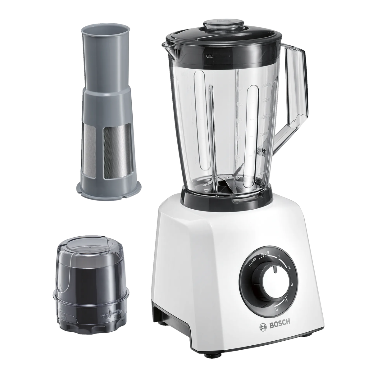 Bosch MMB33P5BGB Blender MightyMixx 600 Watt, White