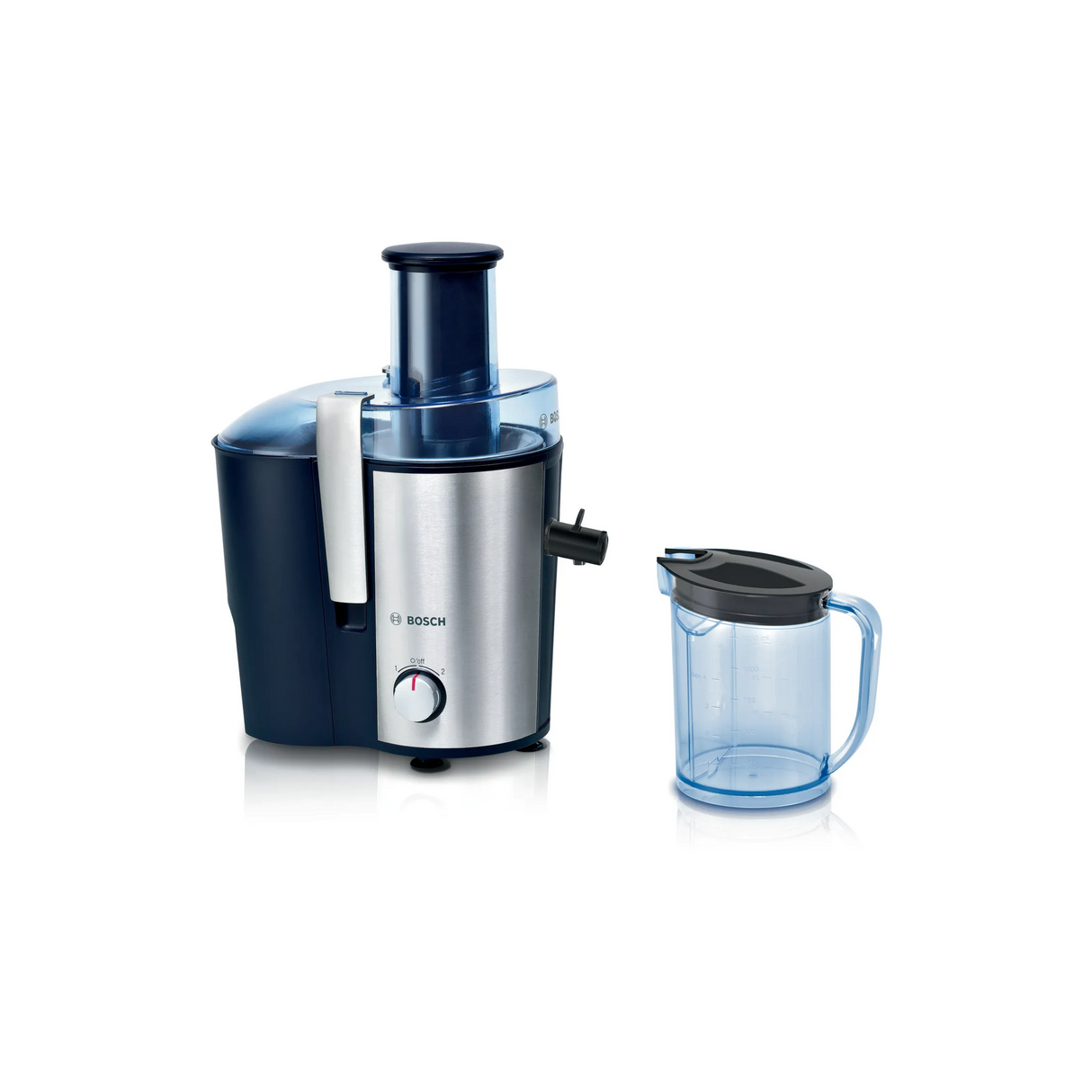 Bosch MES3500GB Centrifugal juicer VitaJuice 3, 700 Watt Blue, Silver